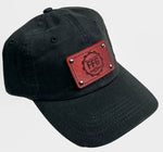 Kids Leather Patch Adjustable Dad's Cap