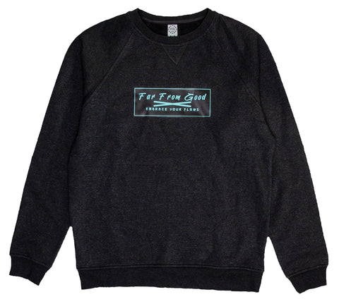 EYF Crewneck Black/Teal